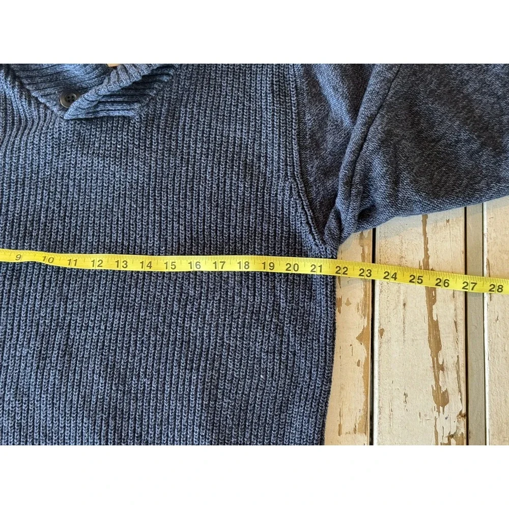 URBAN PIPELINE Sweater Pullover  BLUE Long Sleeve Knit Cowl Neck Men's Size XL